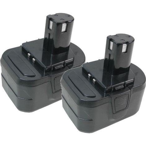 2x Trade-Shop Premium Li-Ion Akku 14,4V 3000mAh 43Wh ersetzt Ryobi BPL-1414 BPP-1413 BPP-1415 BPP-1417 B-1445T BPP-1420 130111073 130224024 B-1415-S B-1442T 130224052 (1/4)