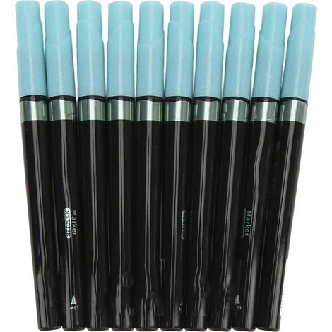 Set mit 10 schnelltrocknenden, metallischen Permanentmarkern, ölbasierte Farbe für Holz, Stein, Keramik und Fels (1/5)