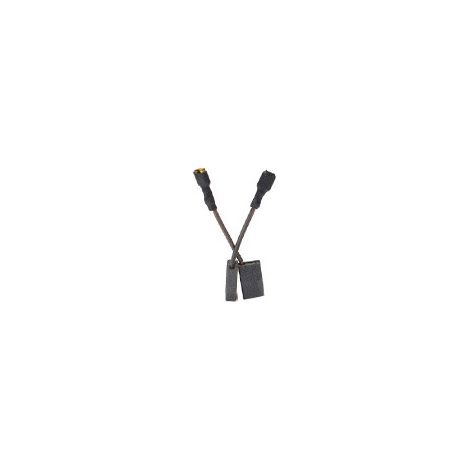 Juego de 2 carbones adaptables para Milwaukee. Dimensiones: 5 x 10 x 16 mm.
