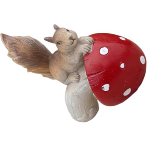 Kleine Eichhörnchen Statue aus Kunstharz wetterfeste
