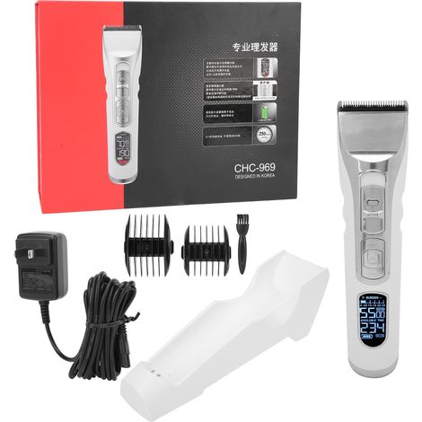 Coupe-cheveux rechargeable kit CHC‑969, tondeuse à cheveux homme, coupe et forme, prise US 100-240V. (1/5)