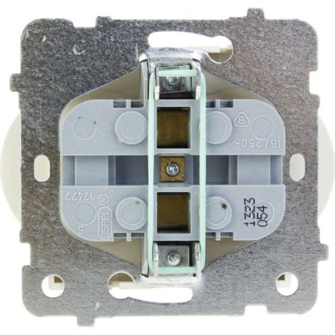 AS Doppelsteckdose mit/mit ecru GP-2GRZ/m/27