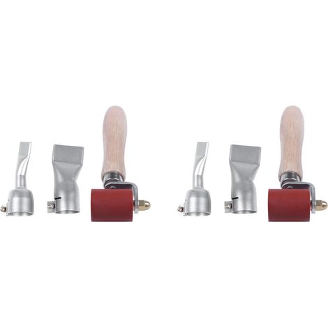 2Ensemble Becs de Soudure Plats de 20mm + Rouleaux de 40mm + Becs Plats de 40mm pour la Soudeuse Portative À Air Chaud (1/5)