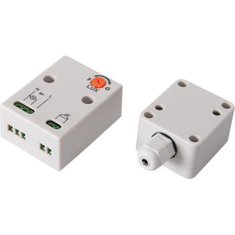 Relay crepuscolare a parete - 10A - IP20/65 - Bianco - Kanlux (1/2)