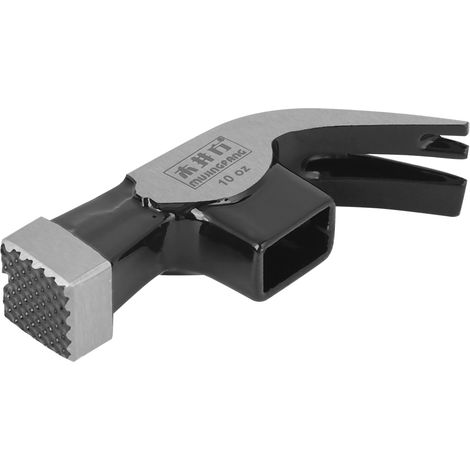Marteau à griffes à double fourche et tête coudée de 10 onces pour les projets de bricolage (1/5)