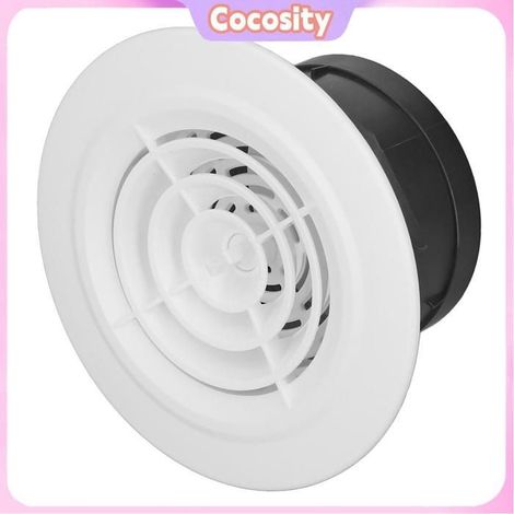 Cocosity Couvercle de ventilation rond Rotatable Round Vent Cover Replacement Adjustable Air quincaillerie flexible 6 4 pouces (1/5)