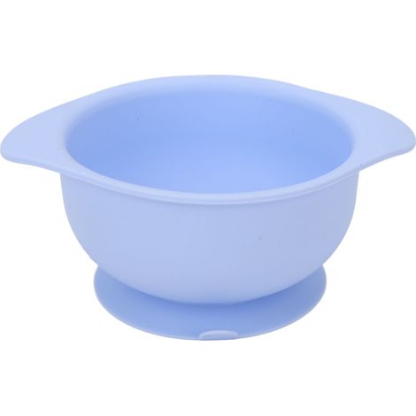 Bol en silicone antidérapant résistant à la chaleur pour enfants et personnes âgées, bleu clair (1/5)