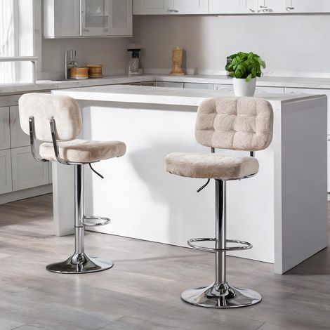 Tabouret de bar réglable de 66 à 87 cm 51 x 45 x 115 cm (1/5)