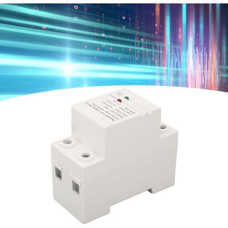 CHLTDQ Protecteur de surtension/sous-tension intelligent monophasé à réarmement automatique, interrupteur de protection à temporisation de limitation de courant, 40 A AC230 V 50 Hz, montage sur rail D (1/5)