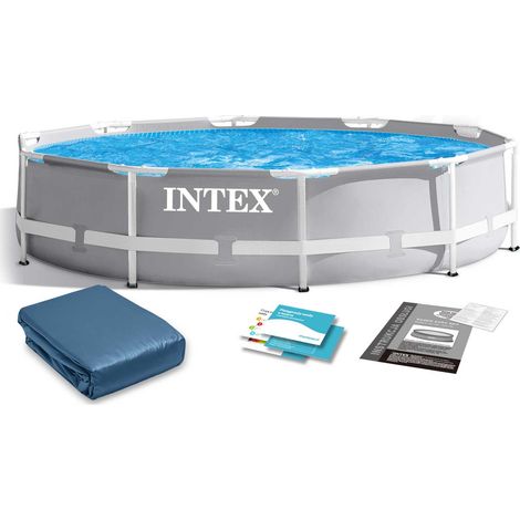 Marco Prism 305 x 76 cm 6 en 1 INTEX 26700 para piscina de jardín