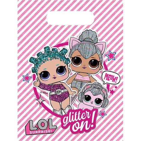 Sacchetto regalo LOL Glitterati, 6 pezzi.