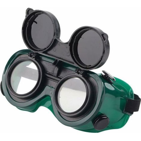 Lunettes de Soudure Rabattables - Objectif 50 mm - Pour Soudage et Découpage - 1 Pièce (1/4)