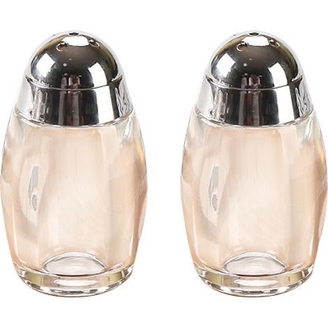 Shaker À Sel Et Poivre - Bouteille Réutilisable Transparente - Pour Cuisine Intérieure - Lot De 2 (1/5)