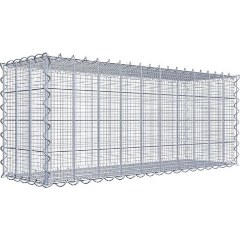 Gabiondeco - Gabion à mailles très fines pour gravillon 100 cm x 40 cm x 30 cm (L x H x P). maille 10 x 10 cm. spirale - Made in Germany (1/3)
