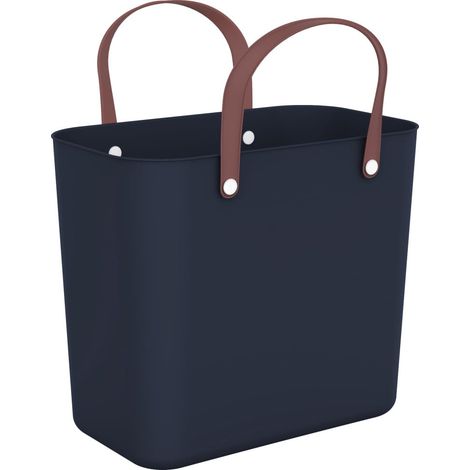 Rotho Multibag Style 25 L Albula midnight blau Allzwecktasche Einkaufstasche Einkaufskorb