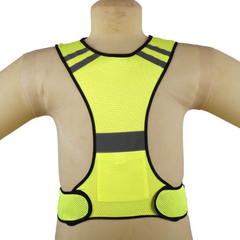Gilet de sécurité réfléchissant pour la course à pied, pour hommes et femmes, idéal pour la marche nocturne. (1/5)