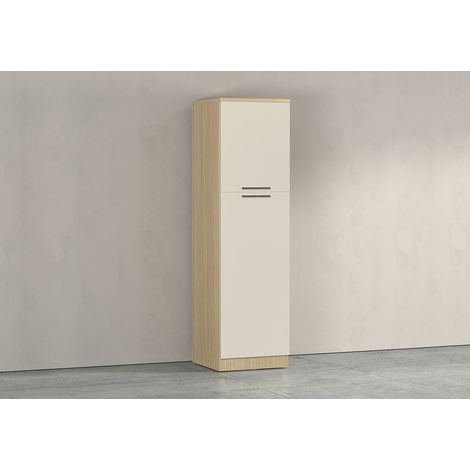 Colonne de cuisine moderne 60 cm cachemire/chêne Louna (1/5)