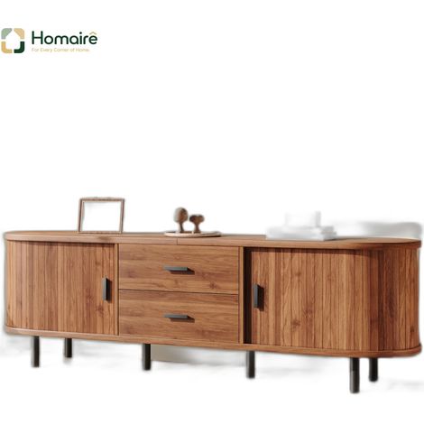 WALNUT Aufbewahrungsschrank 160 x 40 x 55 cm MDF HOMAIRE (1/5)