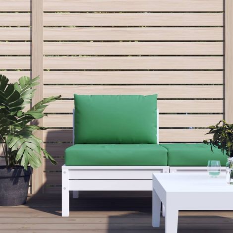 Lot de 2 Coussins de palette,Coussins Siège Dossier de Chaise vert tissu oxford -AD57997 (1/5)