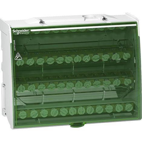 LGY412548 - Linergy DS, répartiteur étagé tétrapolaire 125A 4x12 trous - Schneider Electric