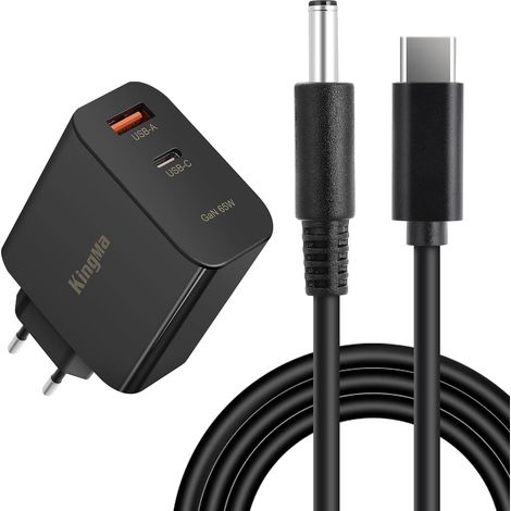 65W PD 2 Ports USB-C Chargeur Ordinateur Portable pour Dell Inspiron (1/5)