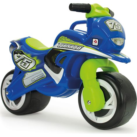 Moto Cavalcabile per Bambini Tundra Tornado 69x27,5x49 cm con Ruote Larghe Blu (1/5)