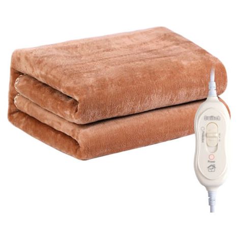 Couverture chauffante, 150 x 80 cm, 2 niveaux de température, chauffage rapide, matelas chauffant pour l'hiver (1/5)