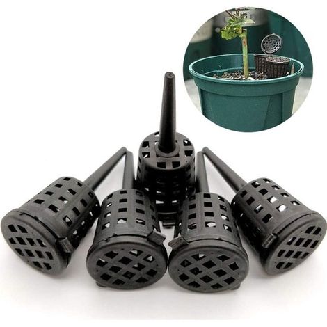 10 cestas de plástico para fertilización con tapa, aptas para plantas de jardín y bonsáis, de liberación lenta de nutrientes
