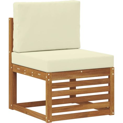 Maison Exclusive - Outdoor Mittelsofa Massivholz Akazie Natur (1/5)