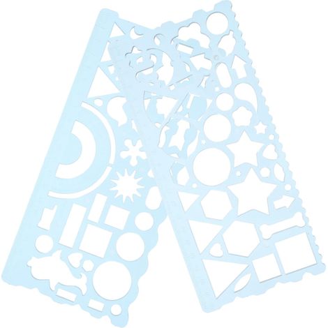 2 gabarits de dessin géométrique multifonctionnels pour (1/5)