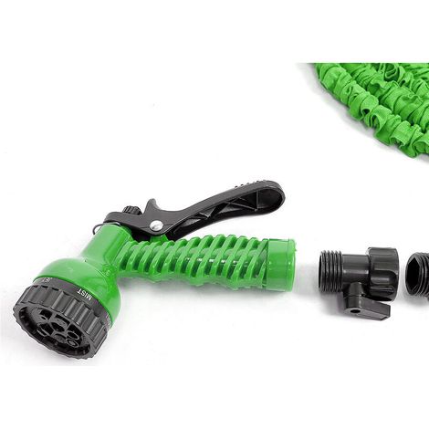 Tuyaux d'Arrosage EXTENSIBLE RÉTRACTABLE Pour Jardin,Tuyau d'arrosage extensible 52.5m,175FT Tuyau d'eau de jardin (1/5)