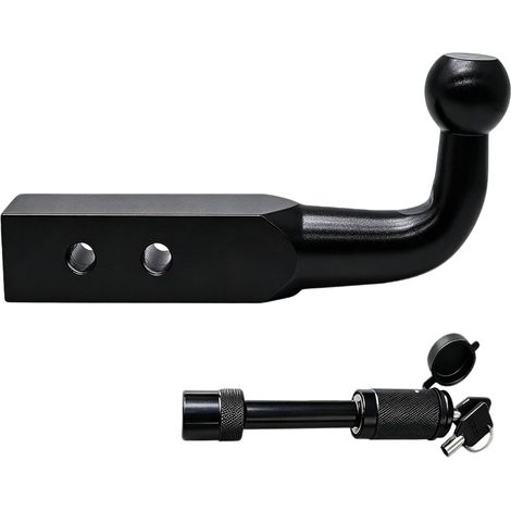 Kit d'Attelage Remorque de 2 Pouces, Crochet D'attelage de Remorque Solide avec Boule 50mm pour Une Fixation Sûre aux SUV, Camions et Véhicules de Loisirs (1/5)