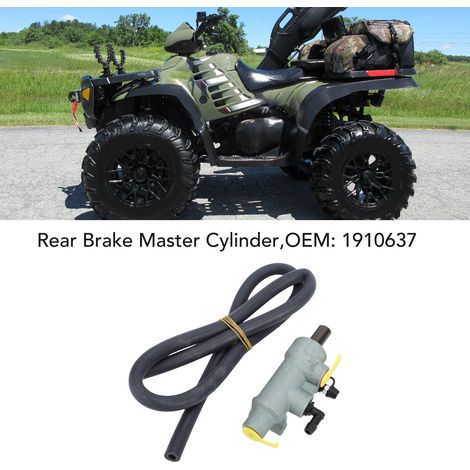 Maître-Cylindre de Frein Principal de Pied Arrière avec Tuyau 1910637 - Performance Rapide et Sécurité - Compatible Polaris ATP 330 & 500 4X4 2004-2005 (1/5)