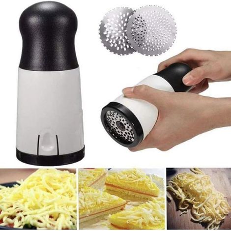 2 Pièces Rape à Fromage Manuelle - Coupe-fromage Portatif, Moulin Polyvalent pour Fromage, Chocolat, Outil de Cuisine (1/5)