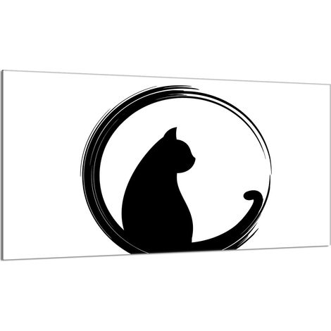 Glasschutzplatte für den Herd 90x52 Cat