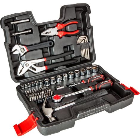 Top-Tools Juego de herramientas 81 piezas maletín de plástico (1/3)