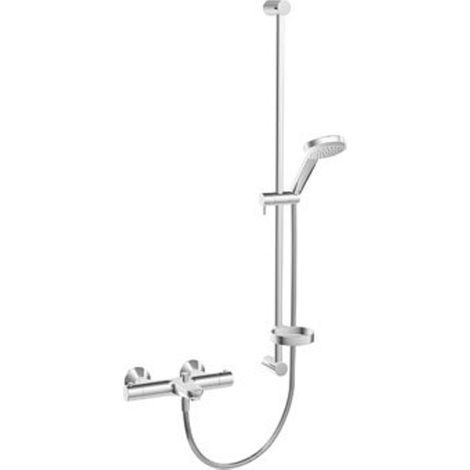 Hansa 48372131 Baignoire et douche avec garniture murale (1/4)