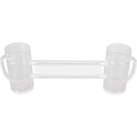 Verre à bière en cristal sans plomb avec anse anti-chute pour bar, KTV et congélateur