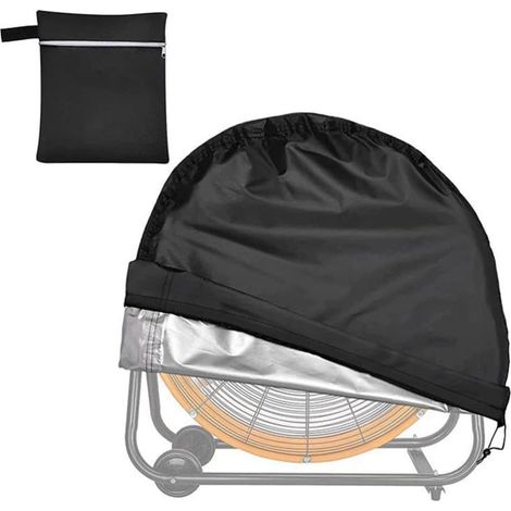 Sollbry Housse anti-poussière pour ventilateur avec tissu, housse de protection imperméable et sac de rangement, conçue pour les fans,noir(611961cm) (1/5)