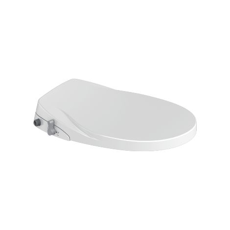 WC-Sitz mit Bidetfunktion Absenkautomatik, oval 36,5x47,5 cm (1/5)