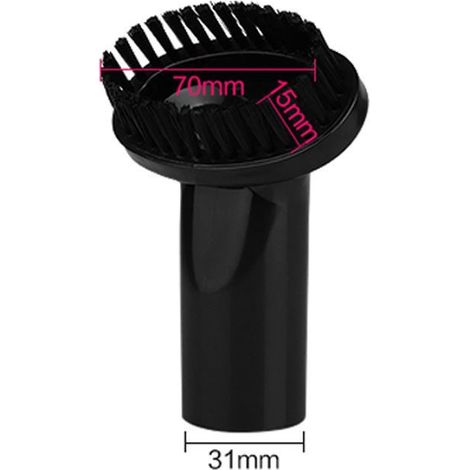 Accessoires pour aspirateur version japonaise : tête de brosse ovale à poils en PP, buse, diamètre extérieur de l’interface de la tête de brosse 31 mm. (1/4)