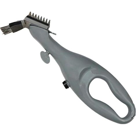 Brosse ménagère, 35cm, inox, pour maison, coins et carrelage (1/5)