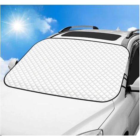 Pare-soleil Pliable pour Pare-brise de Voiture – Protection UV Amovible, Été/Hiver, Anti-neige et Glace (Sans Housse) (1/5)
