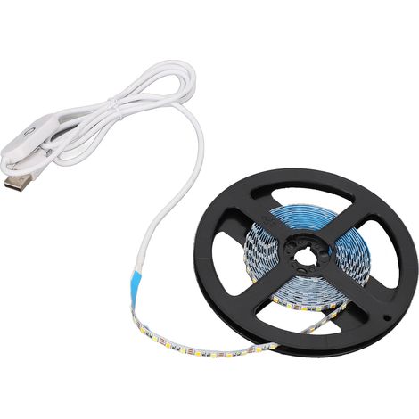 Miroir lumineux LED 9.8ft avec variateur tactile, bande flexible pour maquillage, USB, rétroéclairage de coiffeuse (1/5)