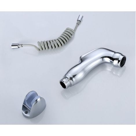 Set WC-Bidet-Sprühset – WC-Hand-Bidet-Sprühgerät mit 1,5 m Schlauch und Halterung, für Badezimmer/Damenhygiene/Körperreinigung