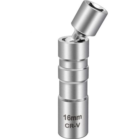 Chiave Bussola per Candele 16 mm Snodata Magnetica Tassello Bussola Auto 3/8'' (1/5)