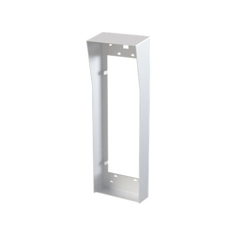 Visière + cadre montage saillie platine alu 1 colonne 5 modules 2TMA220161A0005 ABB 41028WC-A (1/3)