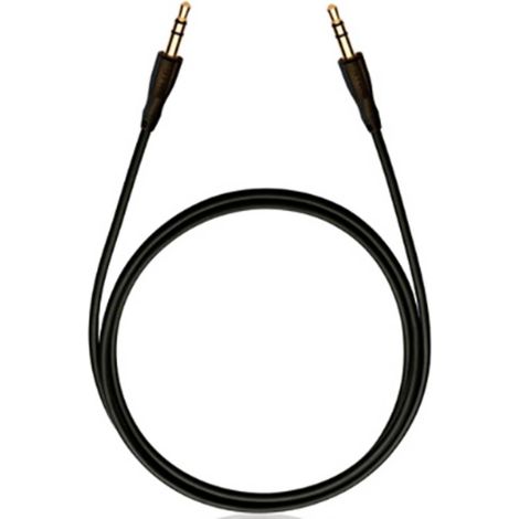 RCA D1C84017 Jack Audio Cavo [1x Spina jack da 3.5 mm - 1x Spina jack da 3.5 mm] 0.75 m Nero (1/2)