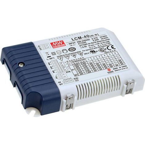 Mean Well LCM-25DA Driver per LED Corrente costante 25 W 0.35 - 1.05 A 6 - 54 V/DC dimmerabile, Circuito PFC, Protezion (1/3)