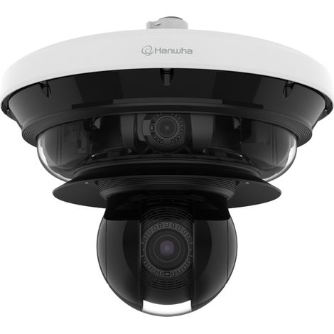 PNM-C34404RQPZ HANWHA PNM-C34404RQPZ 34MP mit AI PTZ, IR-Multisensor